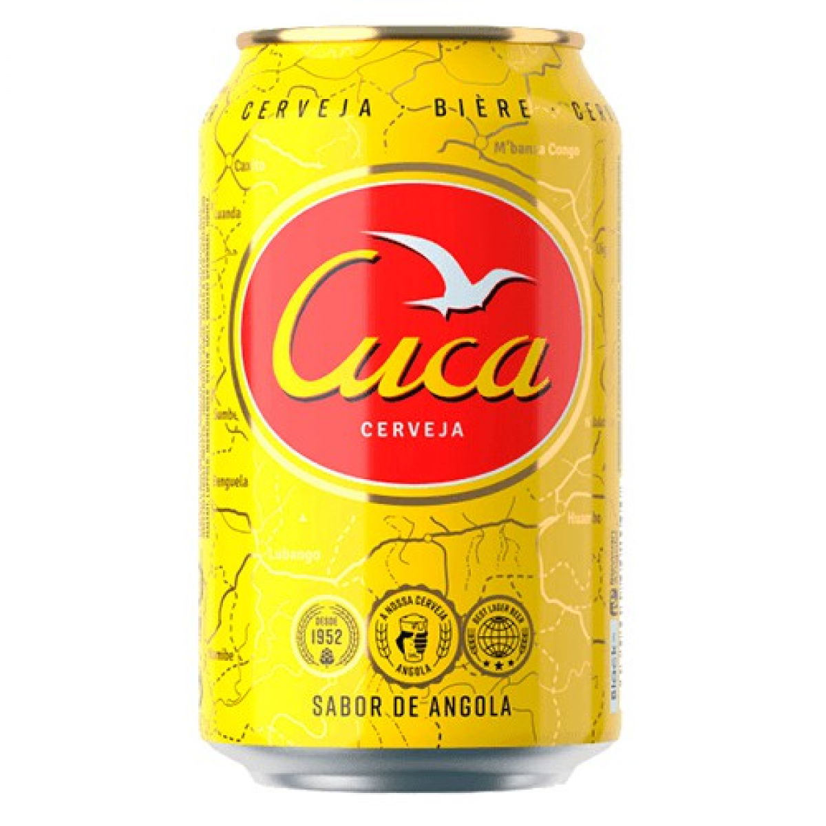 CERVEJA CUCA LATA 0 33L 30006198 Kibabo Online O Seu Supermercado